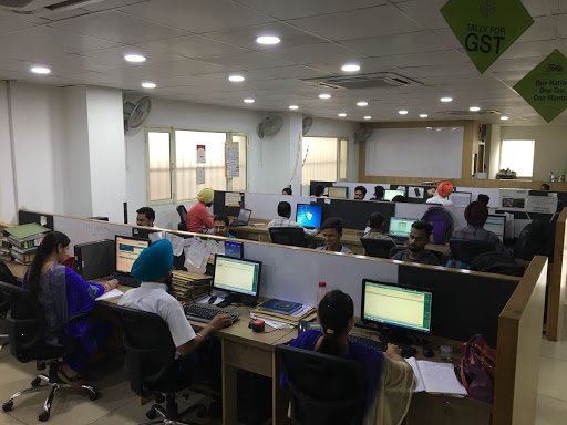 The Frontier Softech office floor in Ludhiana, with the team at their desks